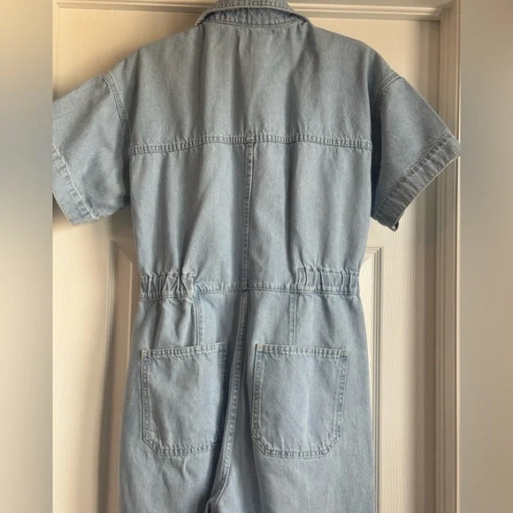 Free People Marci Jumpsuit - Denim Medium - Picture 10 of 11